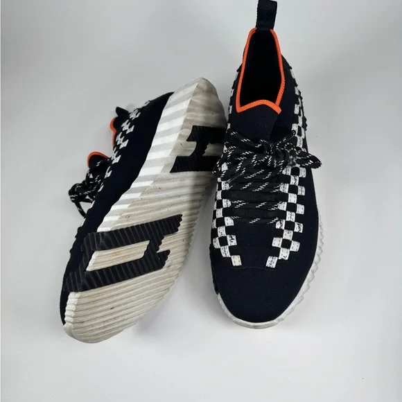 Hermès Black and White Sneakers